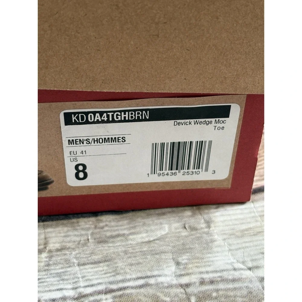 NEW Men's Kodiak Devick Wedge‎ Boot Brown  Saddleback Size 8 M Retail $130